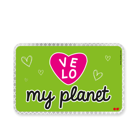 VELOVE MY PLANET Cœur rose