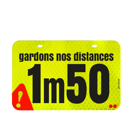 GARDONS NOS DISTANCES 1M50...